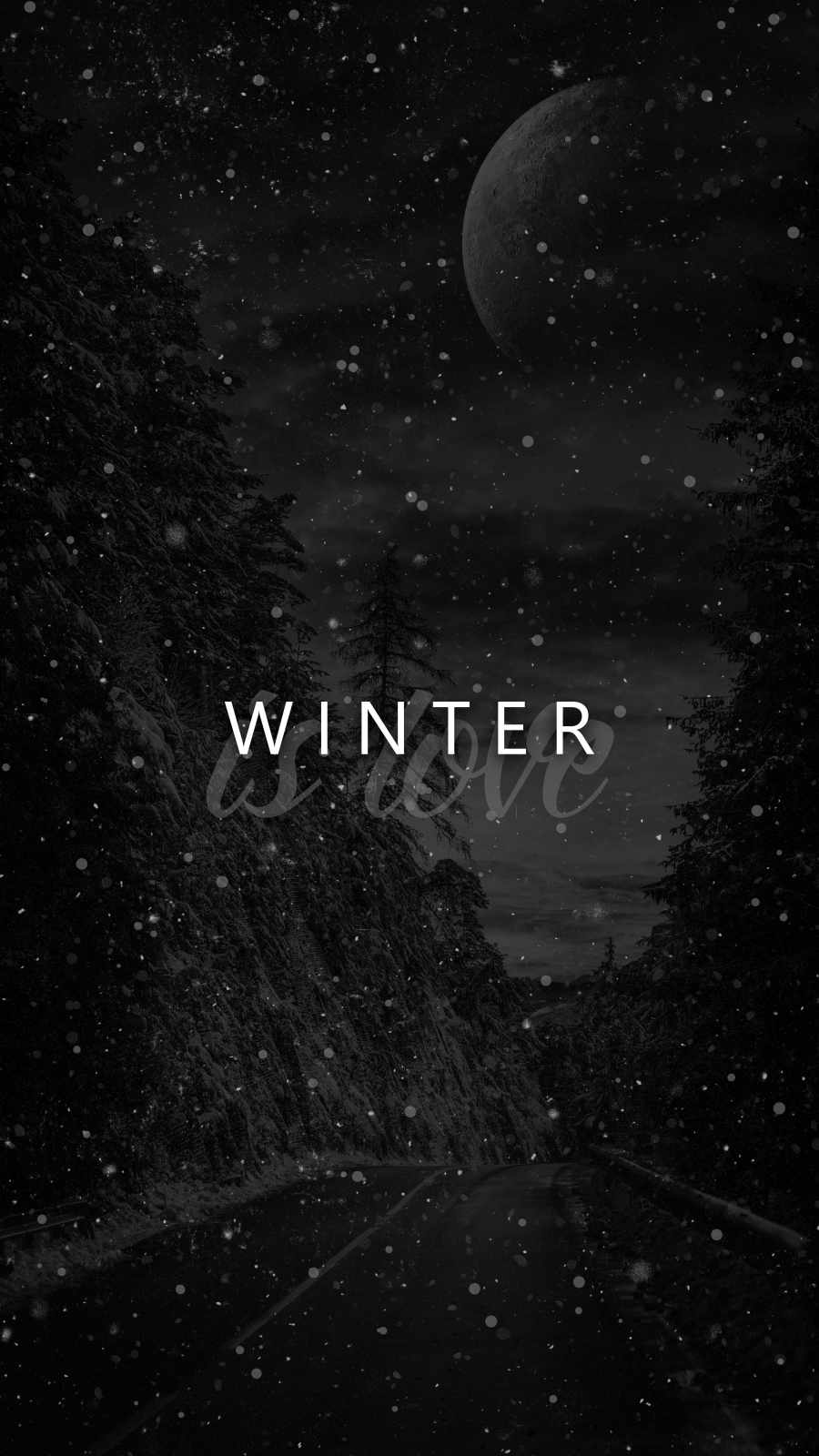 Winter is Love iPhone Wallpaper