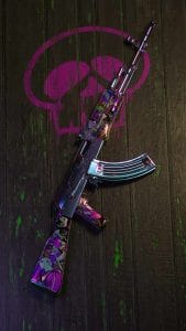 AK47 Gun Skin iPhone Wallpaper