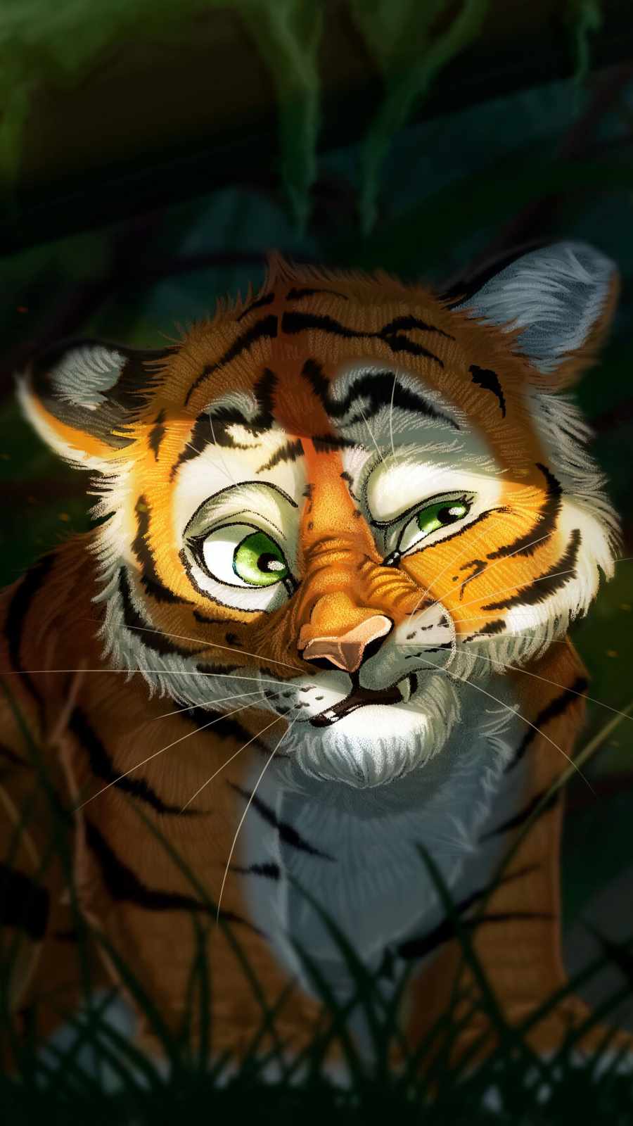 Baby Tiger iPhone Wallpaper