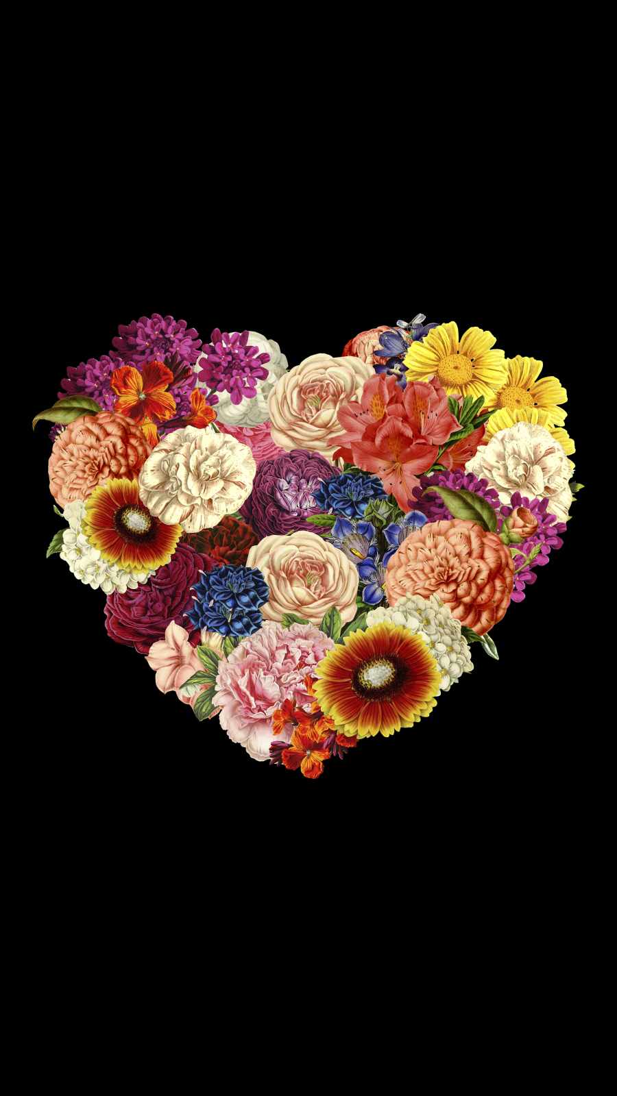 Blooming Love iPhone Wallpaper