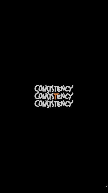 Consistency iPhone Wallpaper