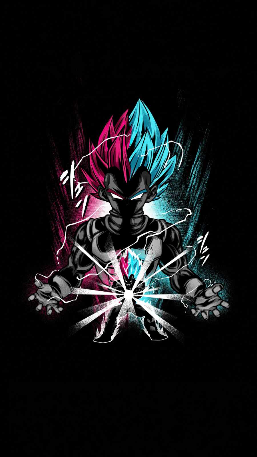 Dragon ball Vegeta iPhone Wallpaper