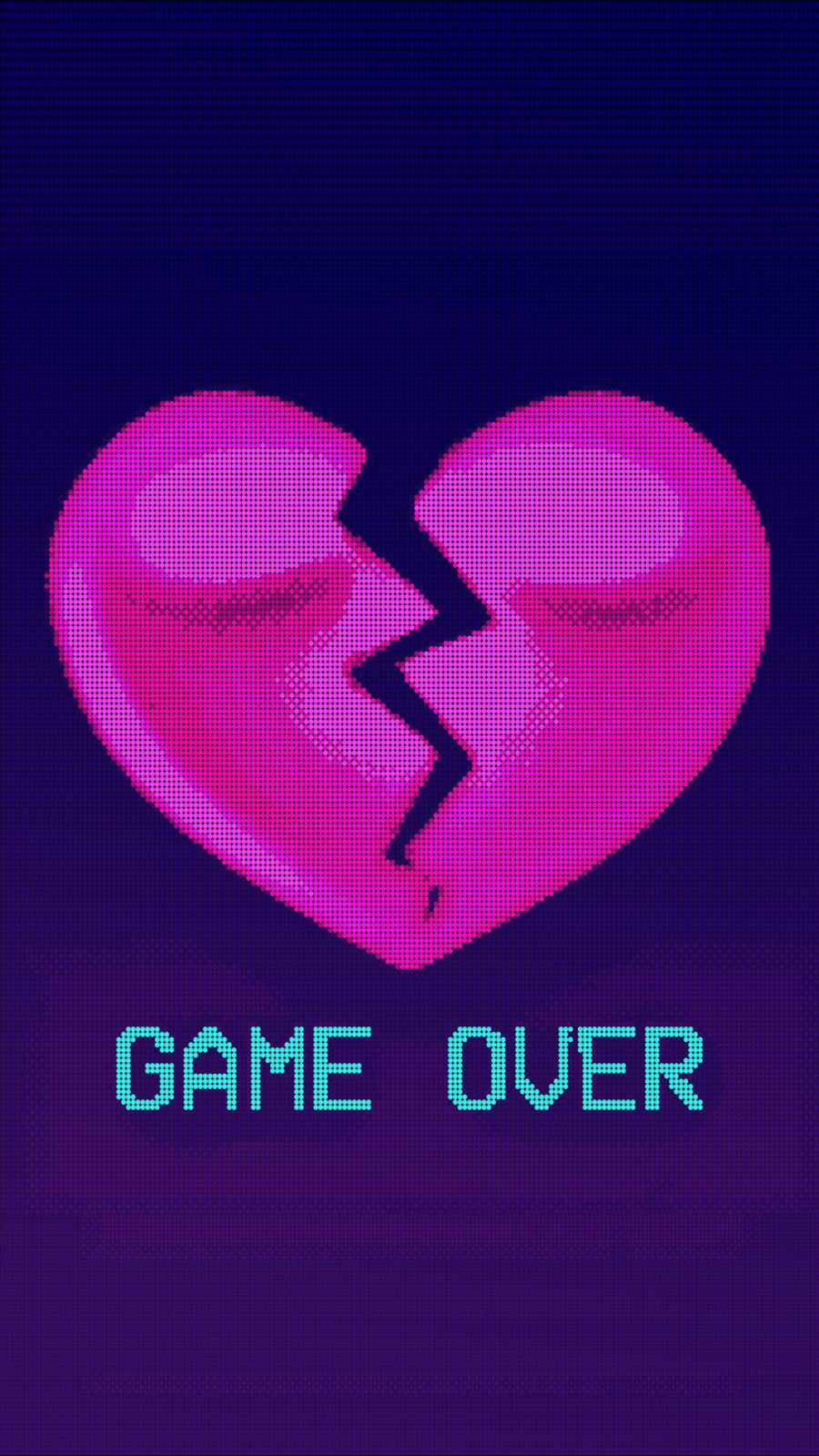 Game over my love iPhone Wallpaper