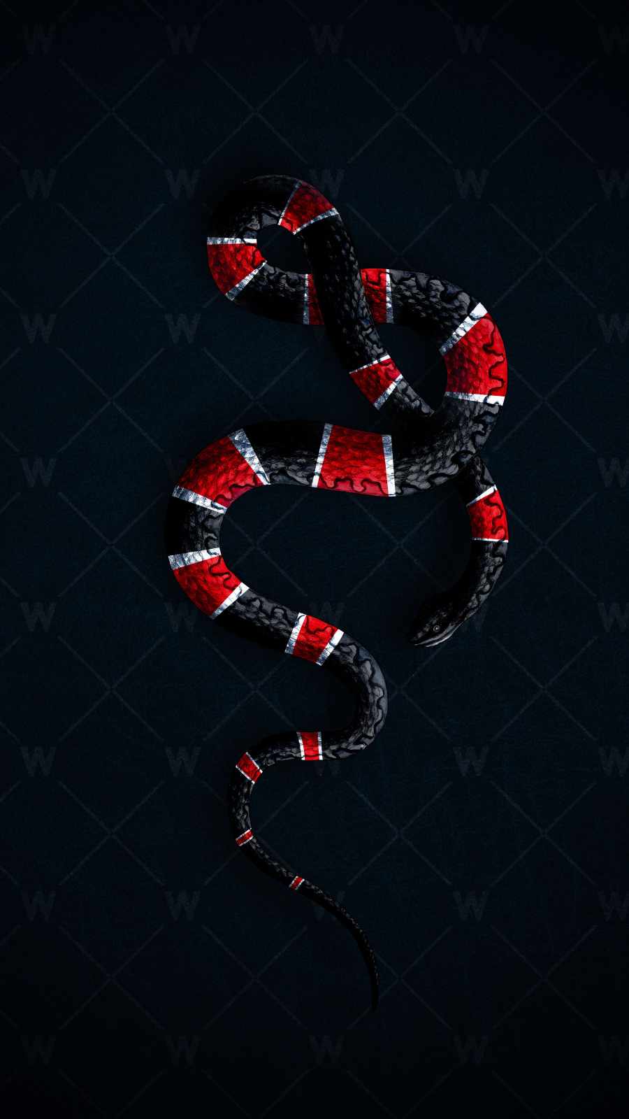 Gucci Snake Dark iPhone Wallpaper