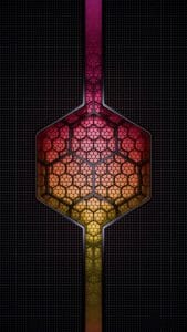 Hexagon 3D iPhone Wallpaper