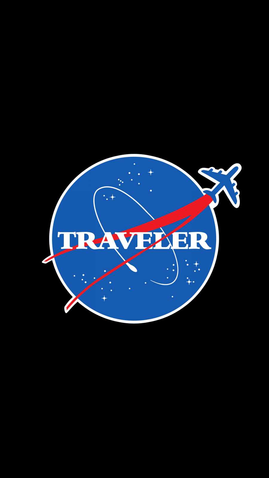 Interstellar traveler iPhone Wallpaper