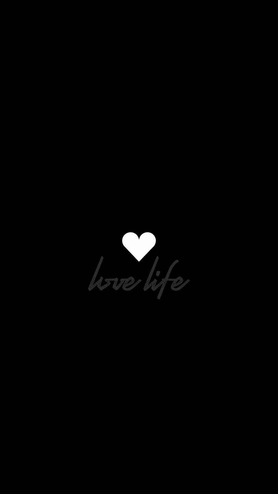 Love Life iPhone Wallpaper