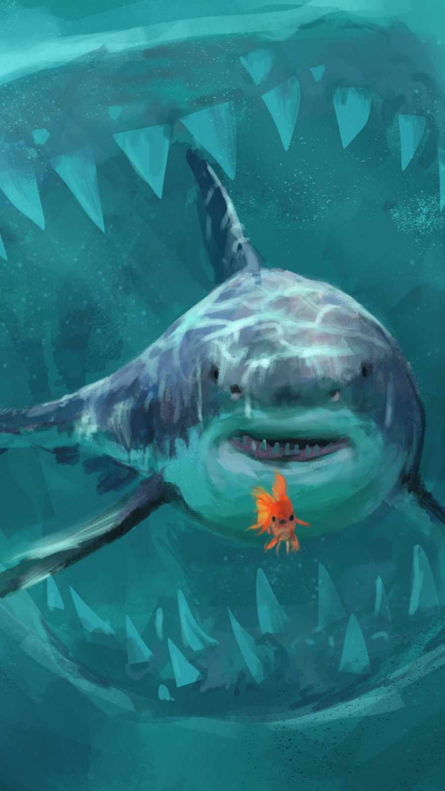 Ocean Predator iPhone Wallpaper