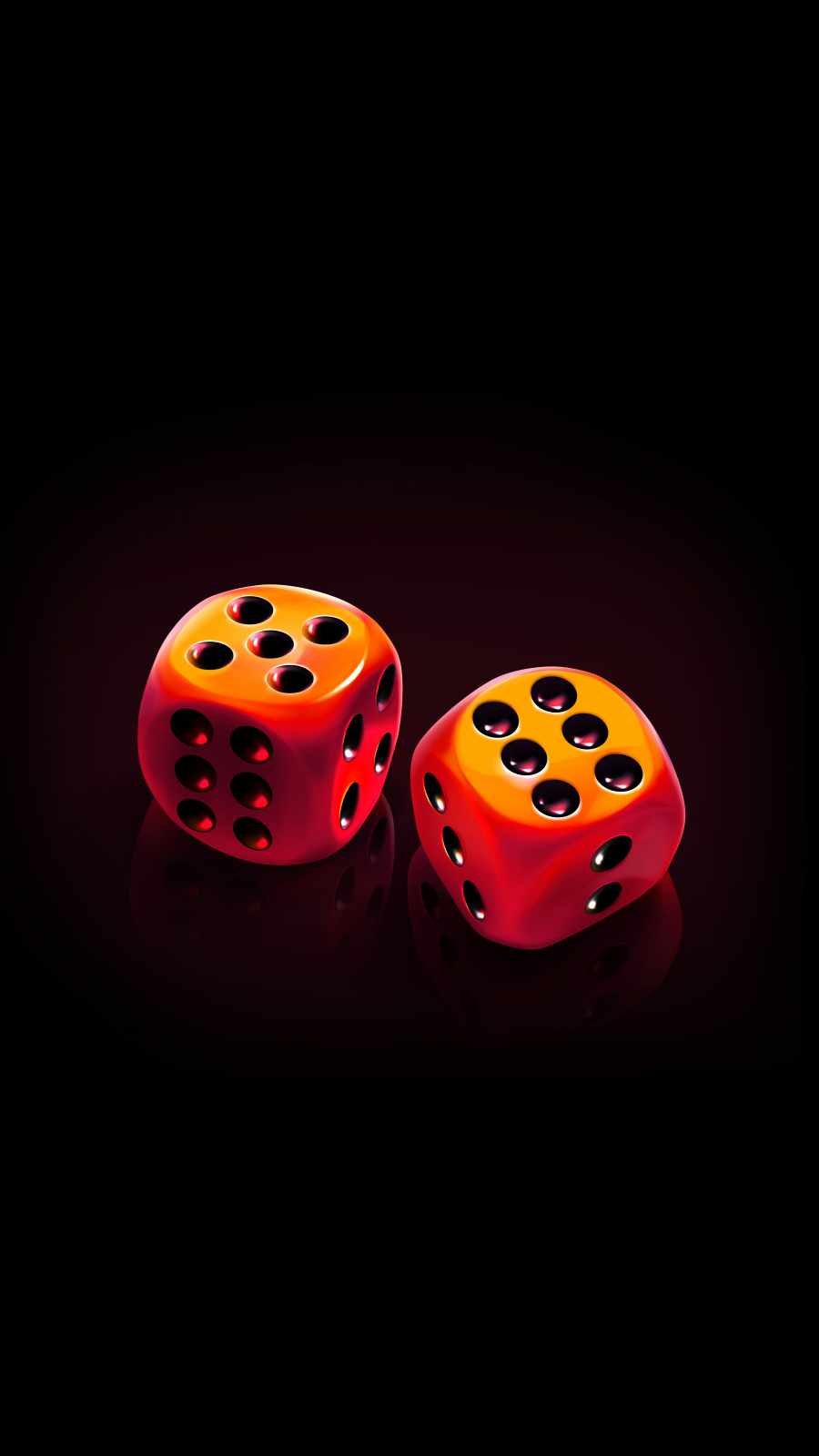 Red Dices iPhone Wallpaper