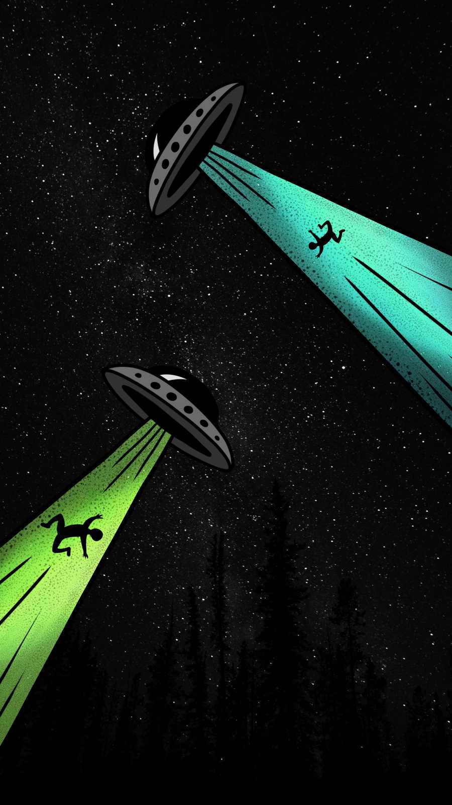 Space Alien iPhone Wallpaper