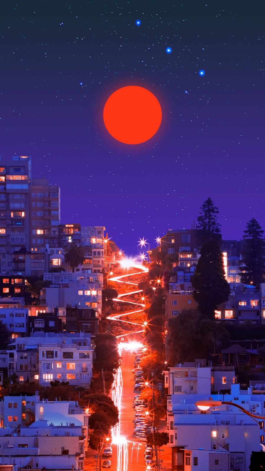 Sundown Halloween iPhone Wallpaper