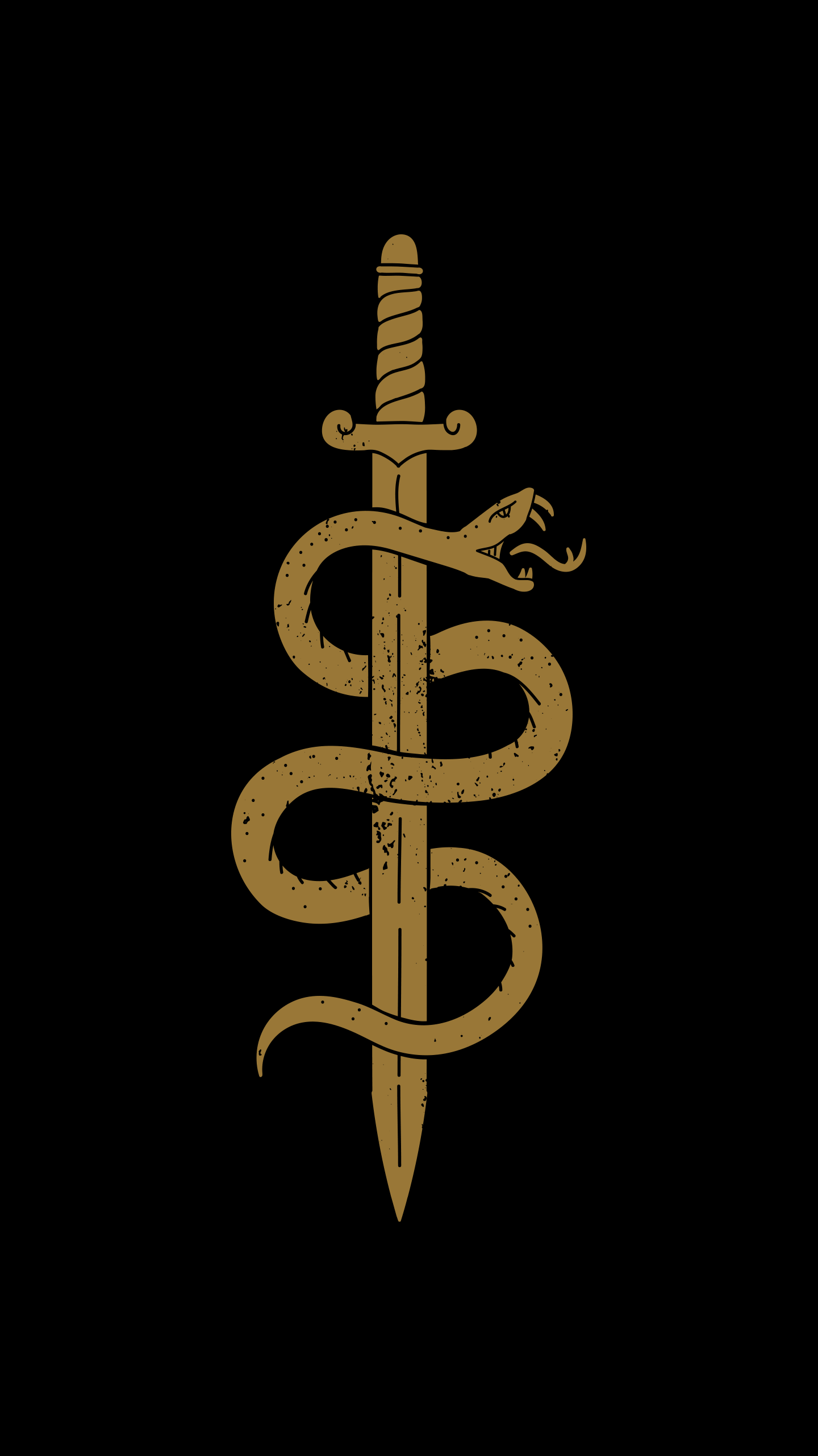 Sword Snake iPhone Wallpaper