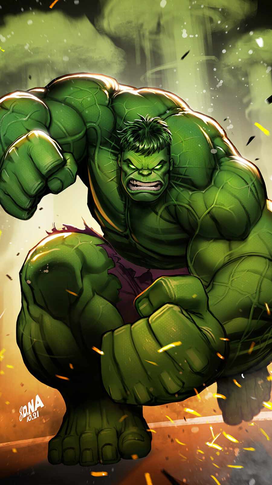 The Incredible Hulk iPhone Wallpaper