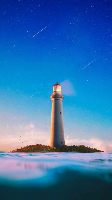 The Light House iPhone Wallpaper