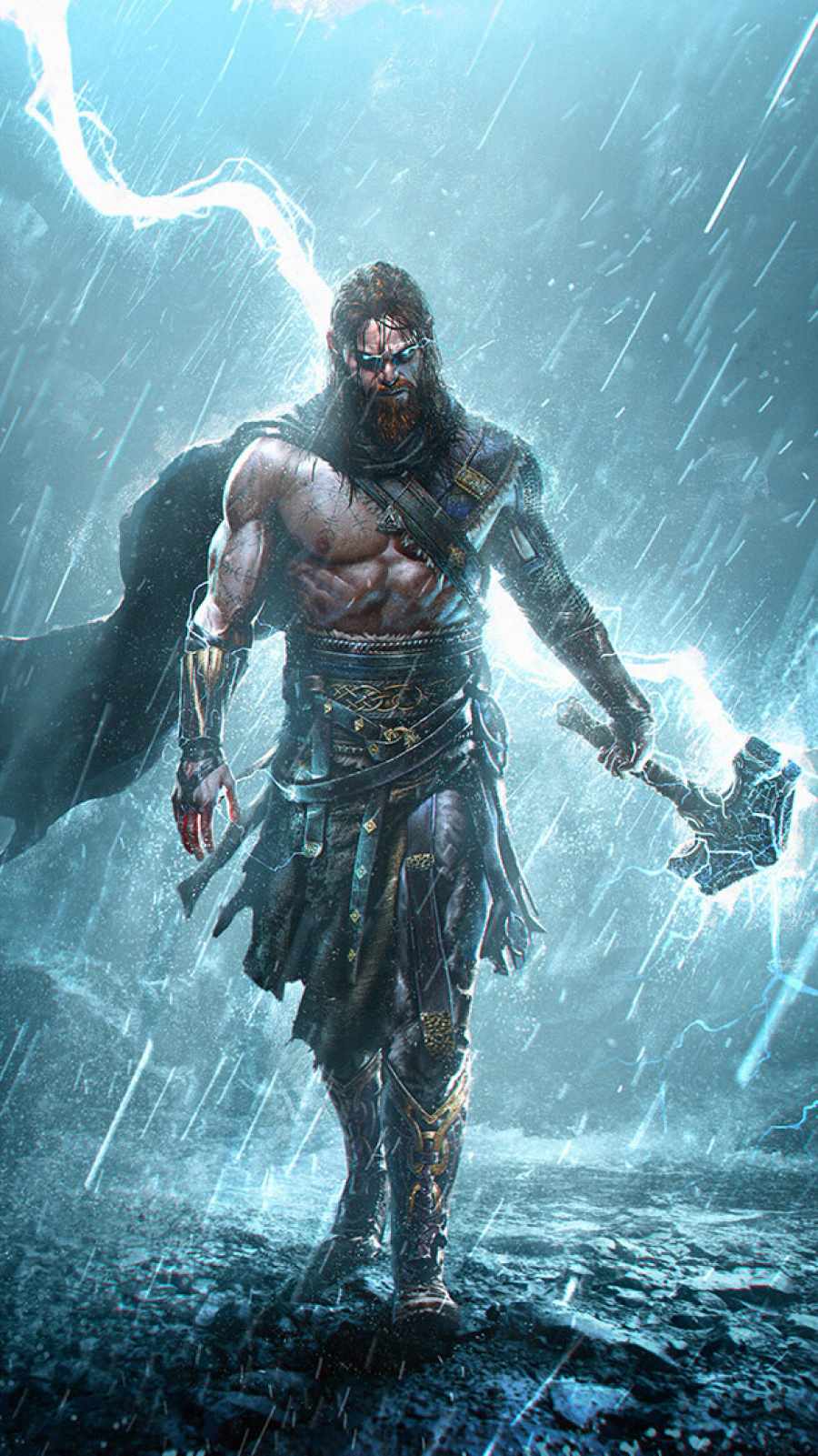 Thor God of Thunder iPhone Wallpaper