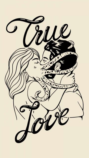 True love iPhone Wallpaper