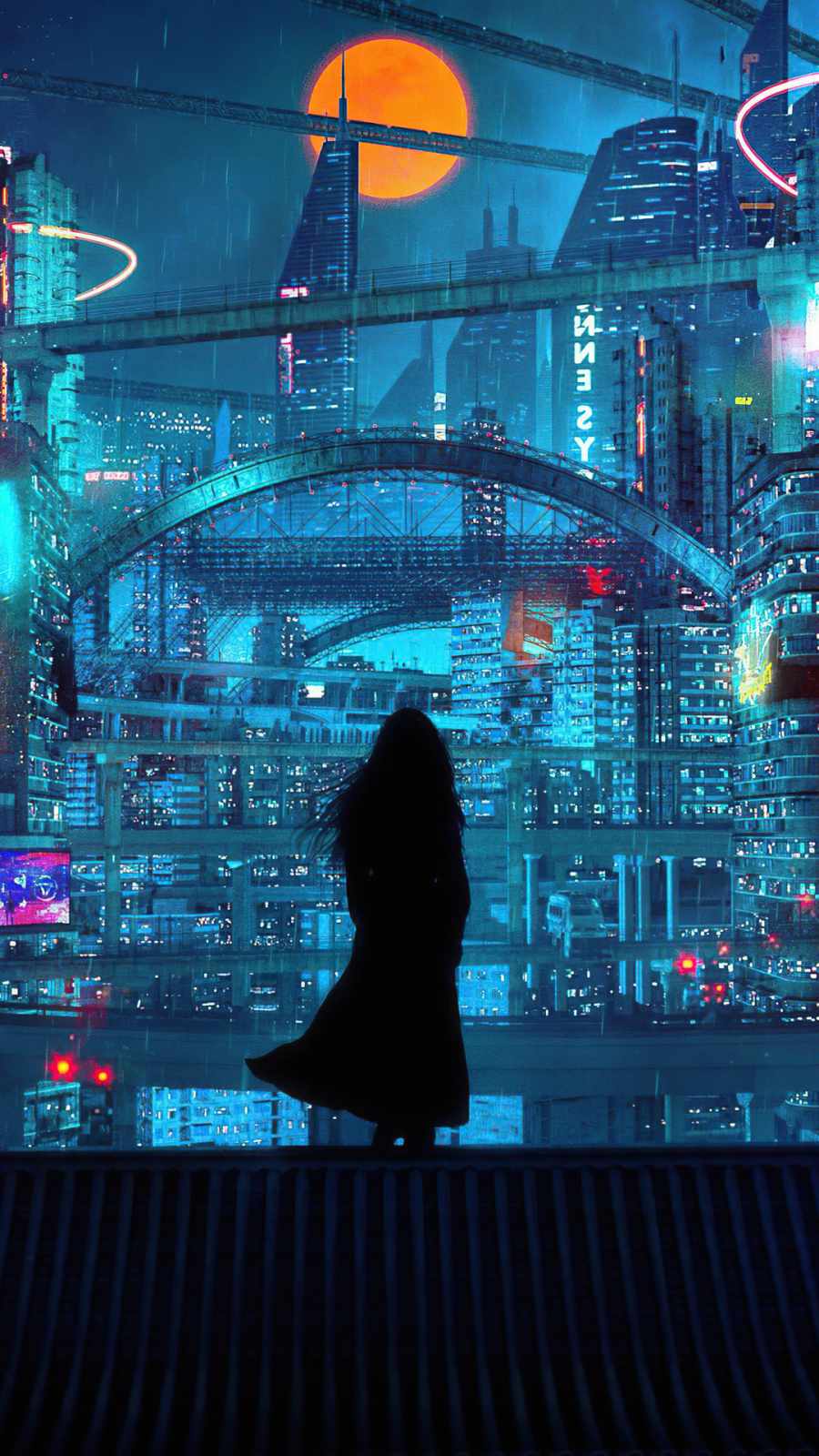 cyber dreams or alone iPhone Wallpaper