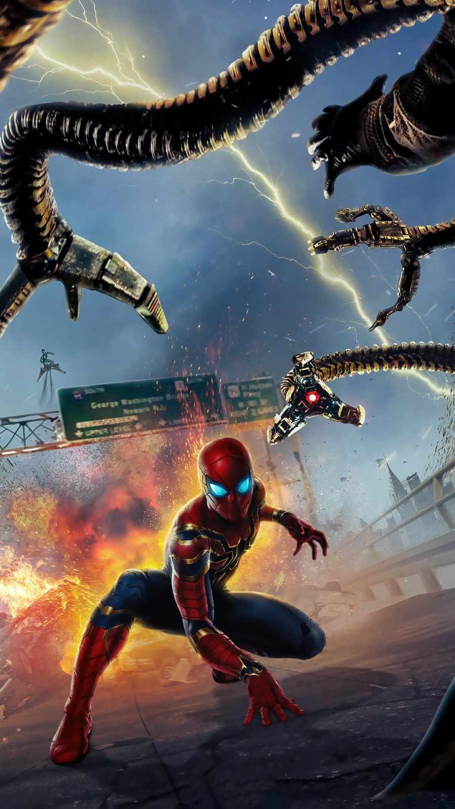 spider man no way home poster design iPhone Wallpaper
