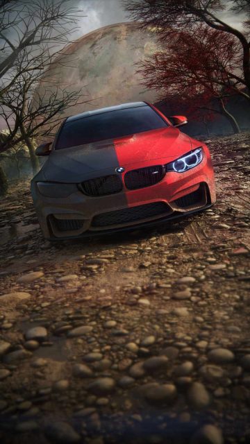 BMW Rally Car iPhone Wallpaper