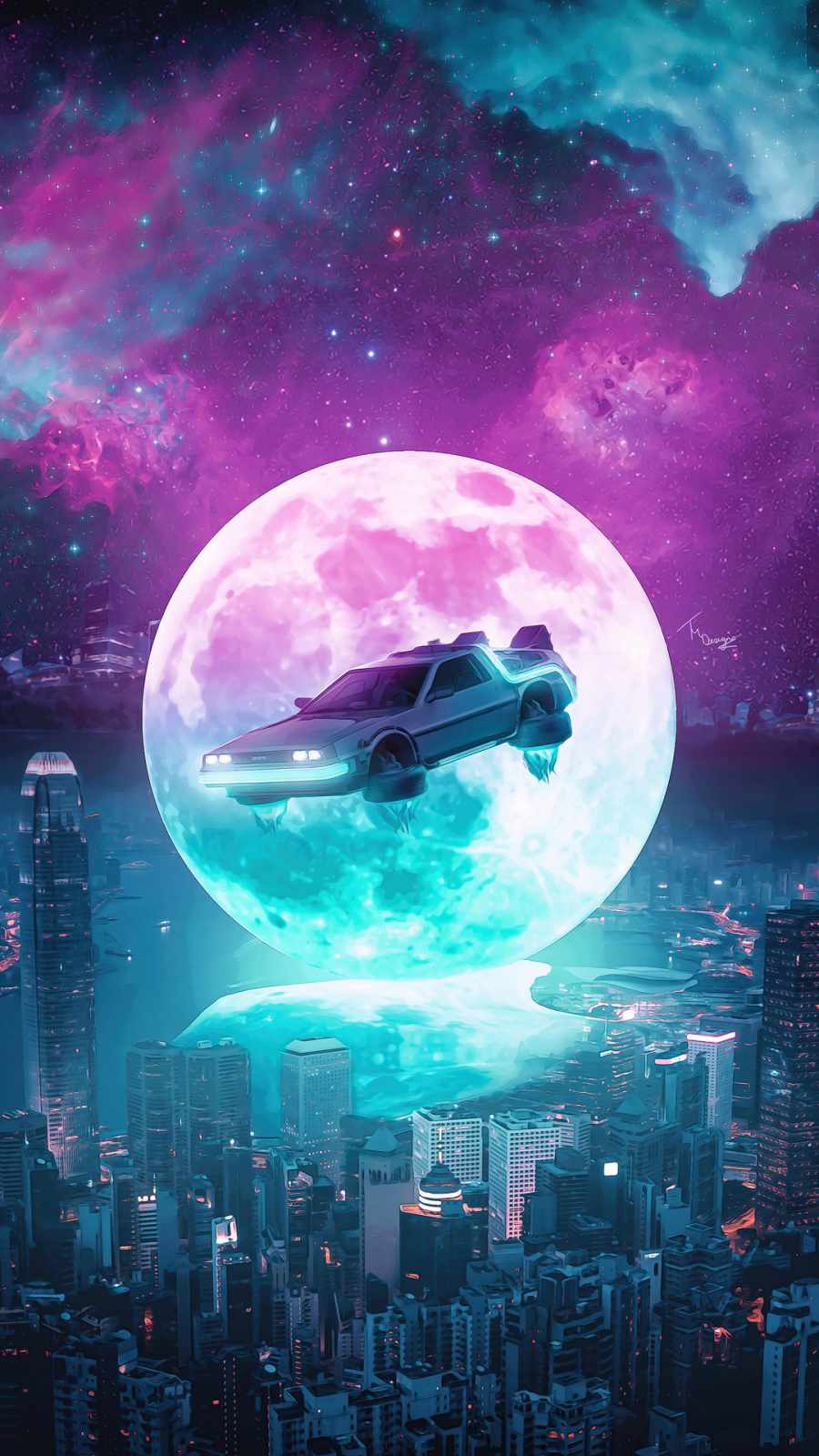 Back to the future iPhone Wallpaper