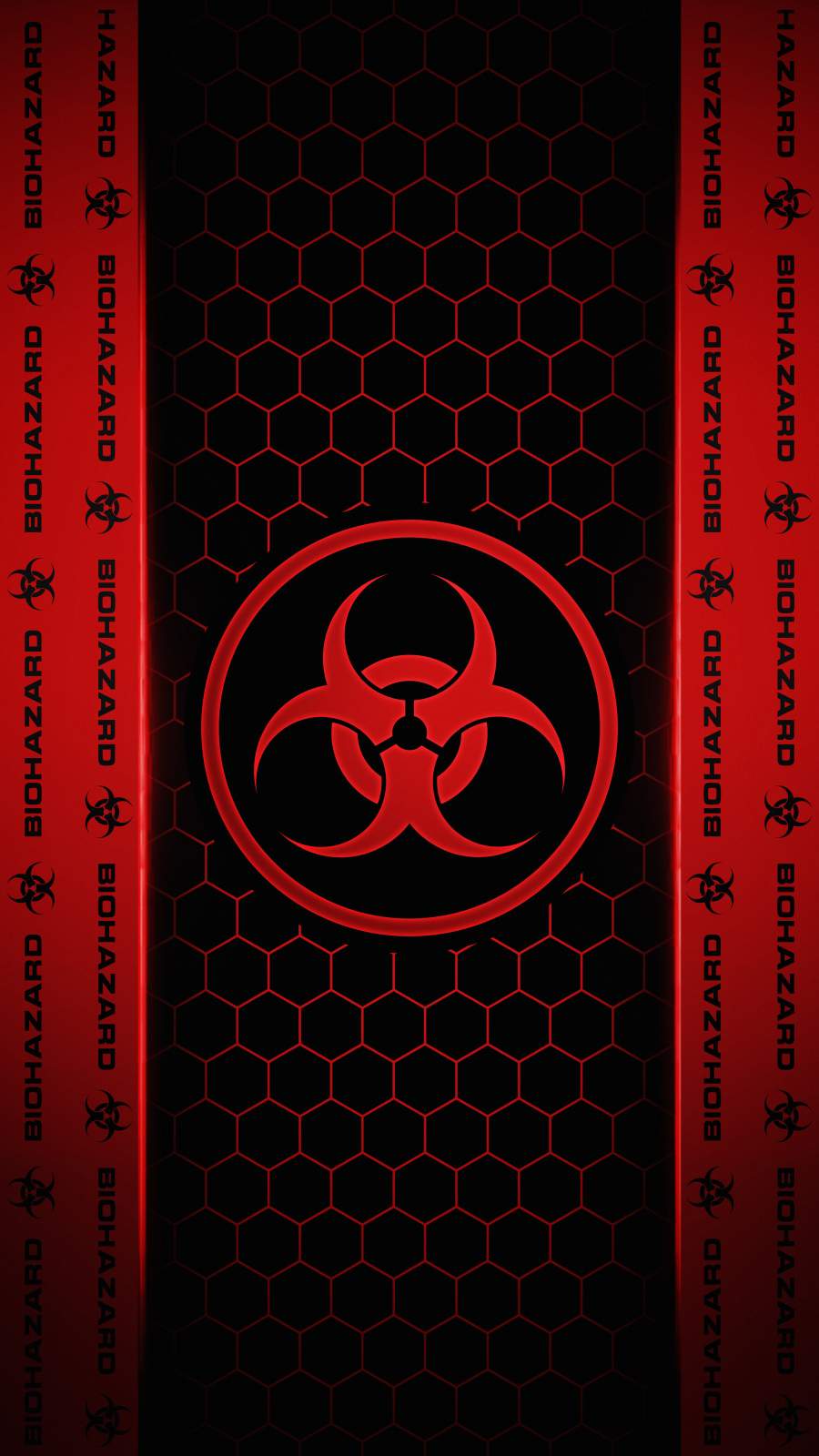 Biohazard RED iPhone Wallpaper