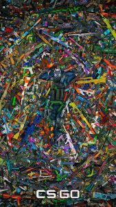 CS GO Guns iPhone Wallpaper