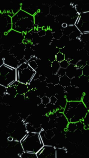 Chemical Code iPhone Wallpaper