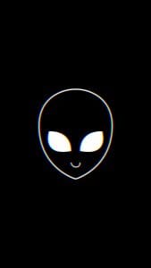 Dark Alien iPhone Wallpaper