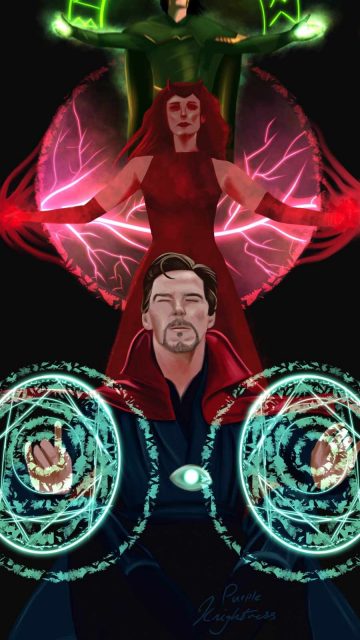 Doctor Strange Team iPhone Wallpaper