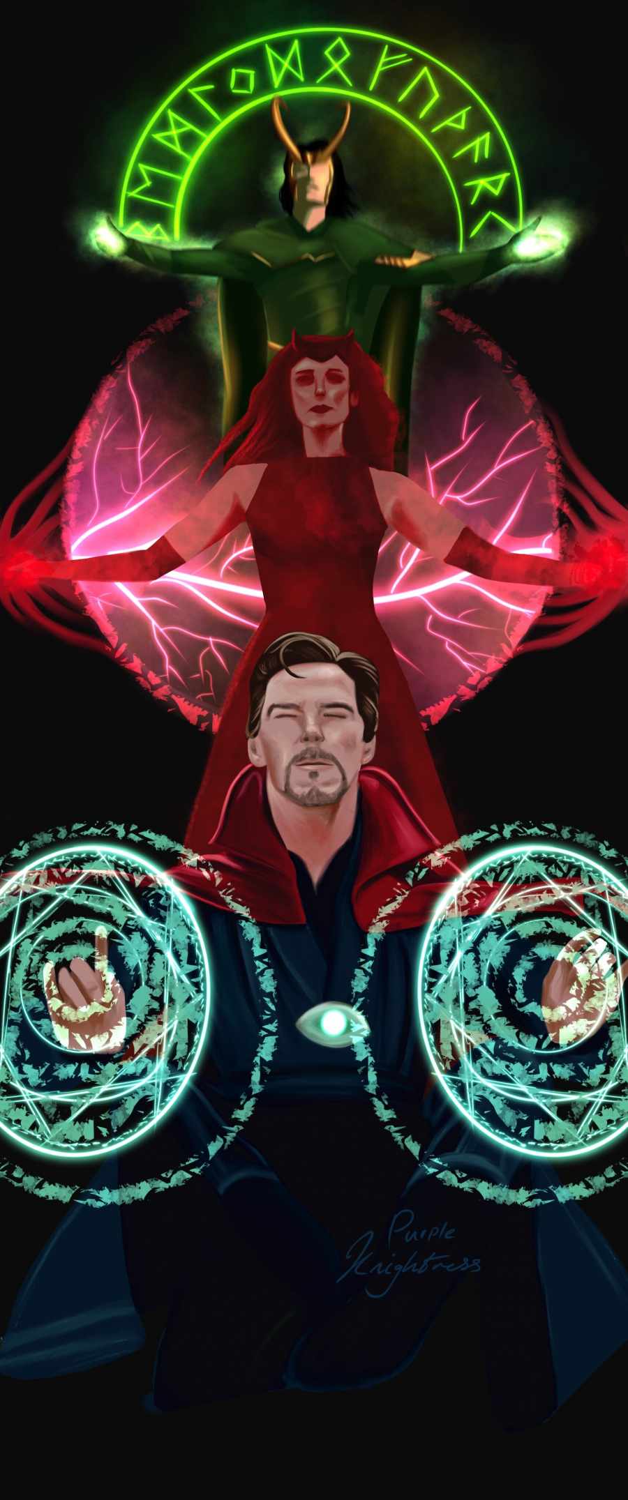Doctor Strange Team iPhone Wallpaper