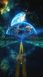 Extraterritorial World iPhone Wallpaper