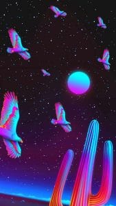 Flying Eagles iPhone Wallpaper