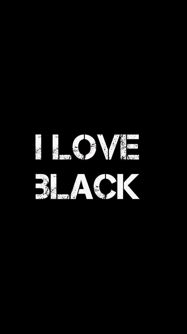 I Love Black IPhone Wallpaper - IPhone Wallpapers : iPhone Wallpapers
