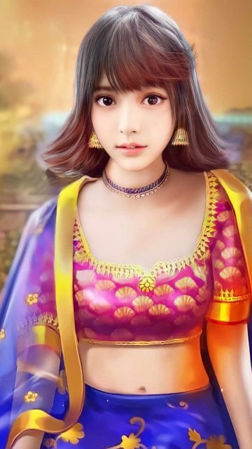 Indian girl iPhone Wallpaper