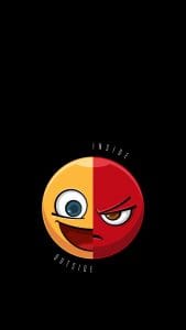 Inside Outside Emotions iPhone Wallpaper