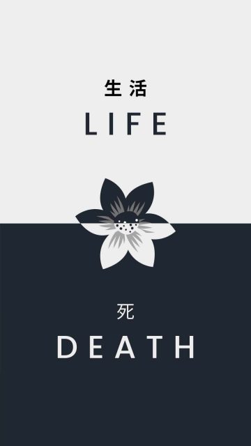 Life Death iPhone Wallpaper
