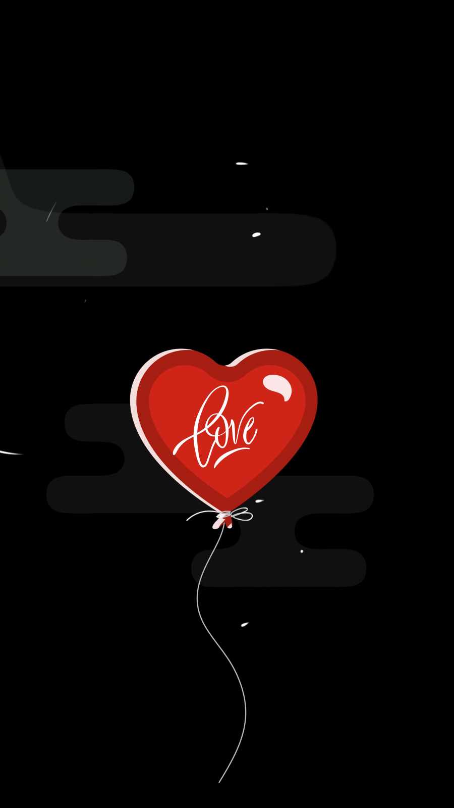 Love Balloon iPhone Wallpaper