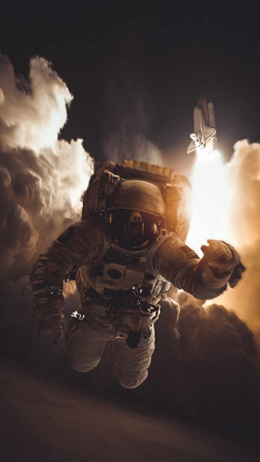 Mars Astronaut iPhone Wallpaper