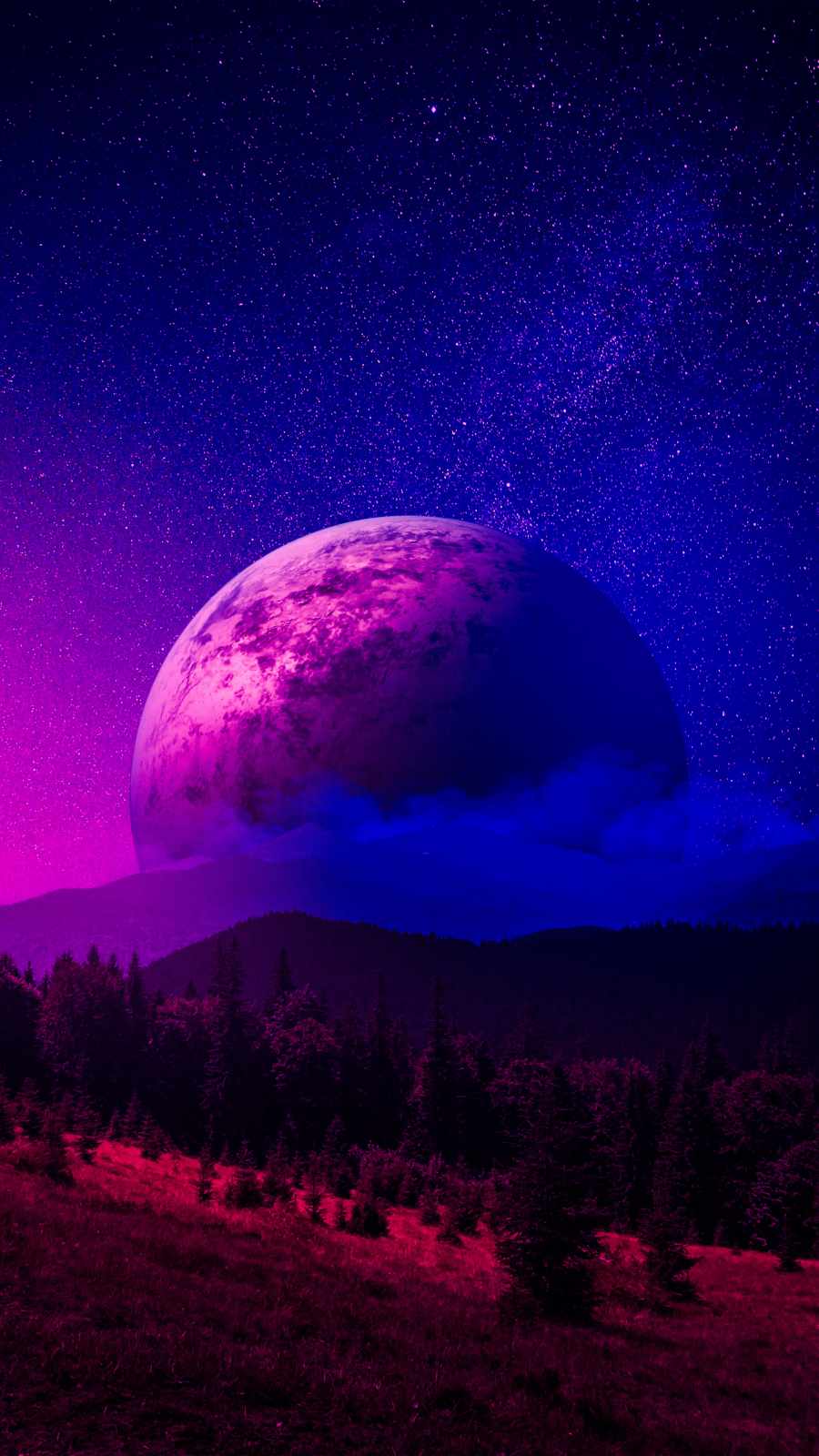 Mystic Moon iPhone Wallpaper