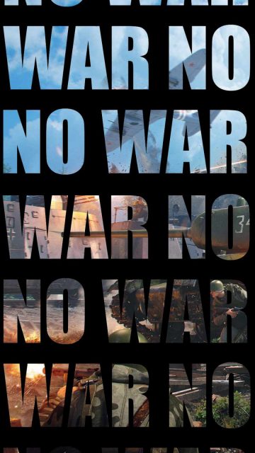 NO WAR iPhone Wallpaper