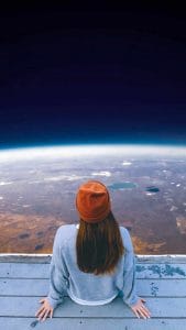 She needs Space iPhone Wallpaper