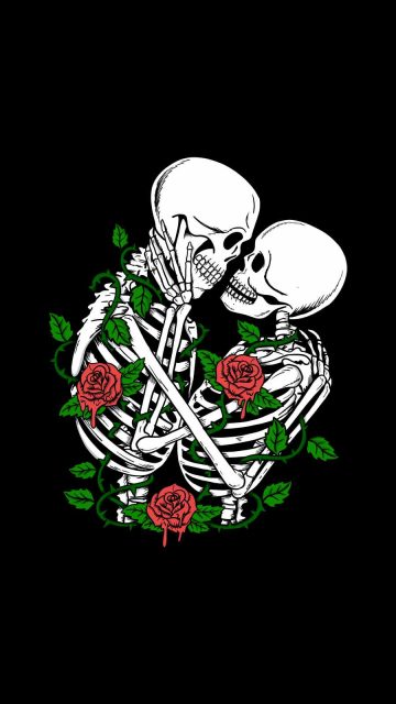 Skulls Lover iPhone Wallpaper