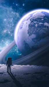 Space Explorer iPhone Wallpaper