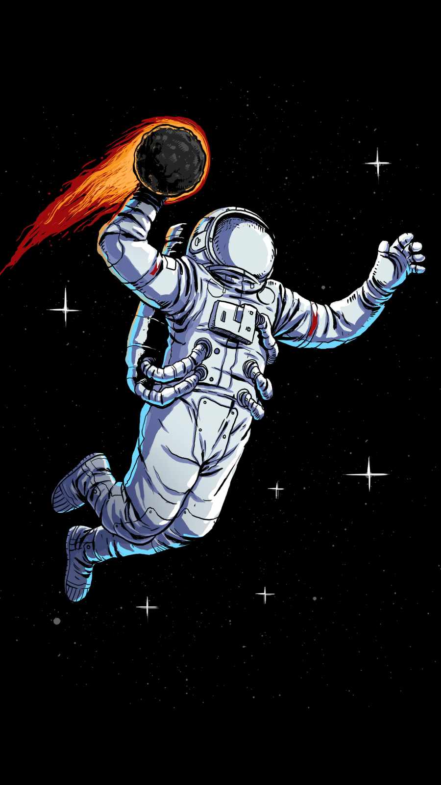 Space dunk iPhone Wallpaper
