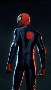 Spiderman New Costume iPhone Wallpaper