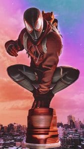 Spiderman in Hoodie iPhone Wallpaper