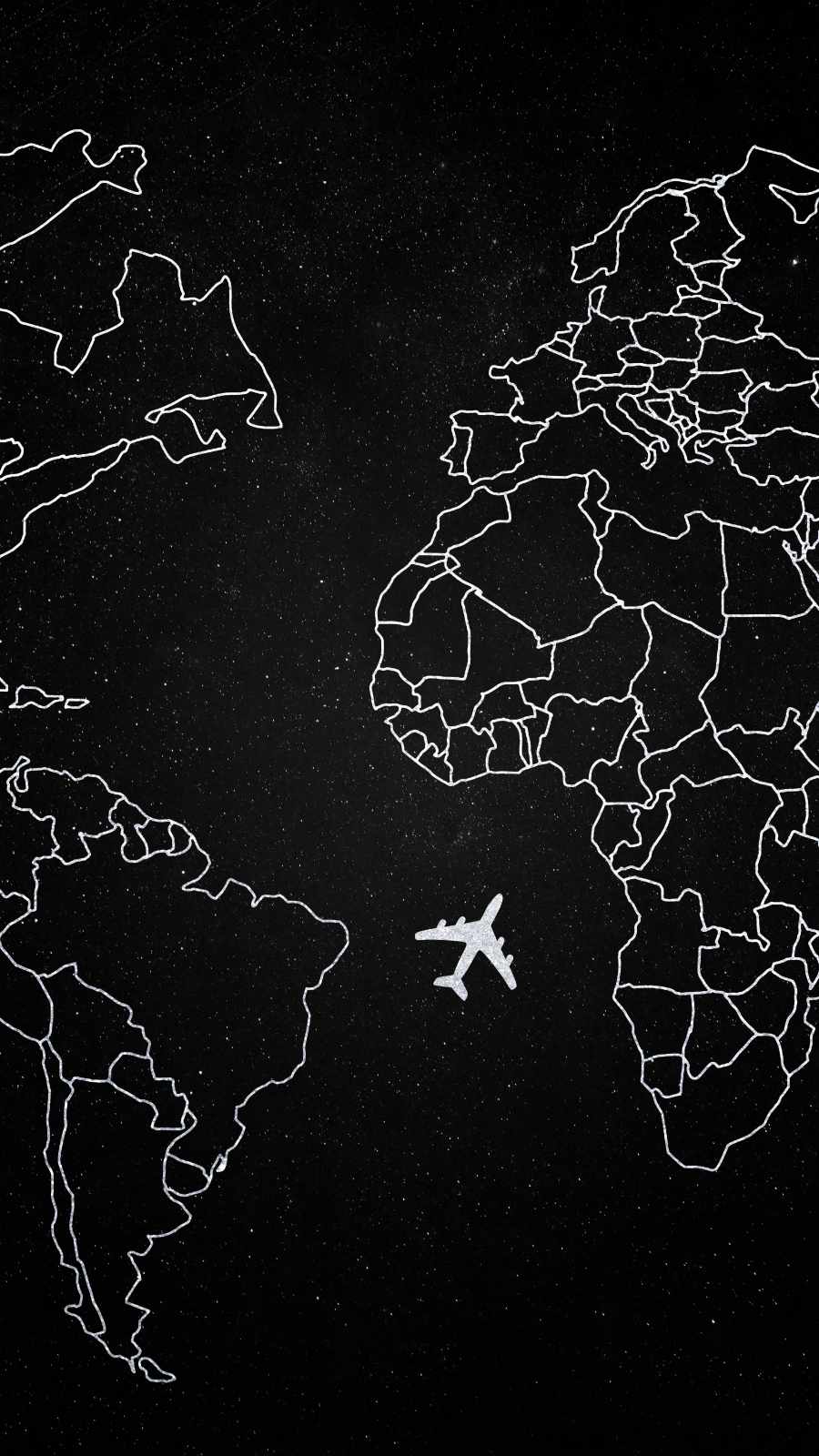 Travel Around Earth iPhone Wallpaper