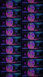 Black Dollar iPhone Wallpaper