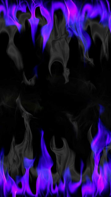 Blue flames iPhone Wallpaper