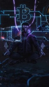 Crypto World iPhone Wallpaper